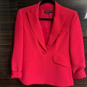 Jones New York Womens Coral Tailored Blazer Jacket Size 4